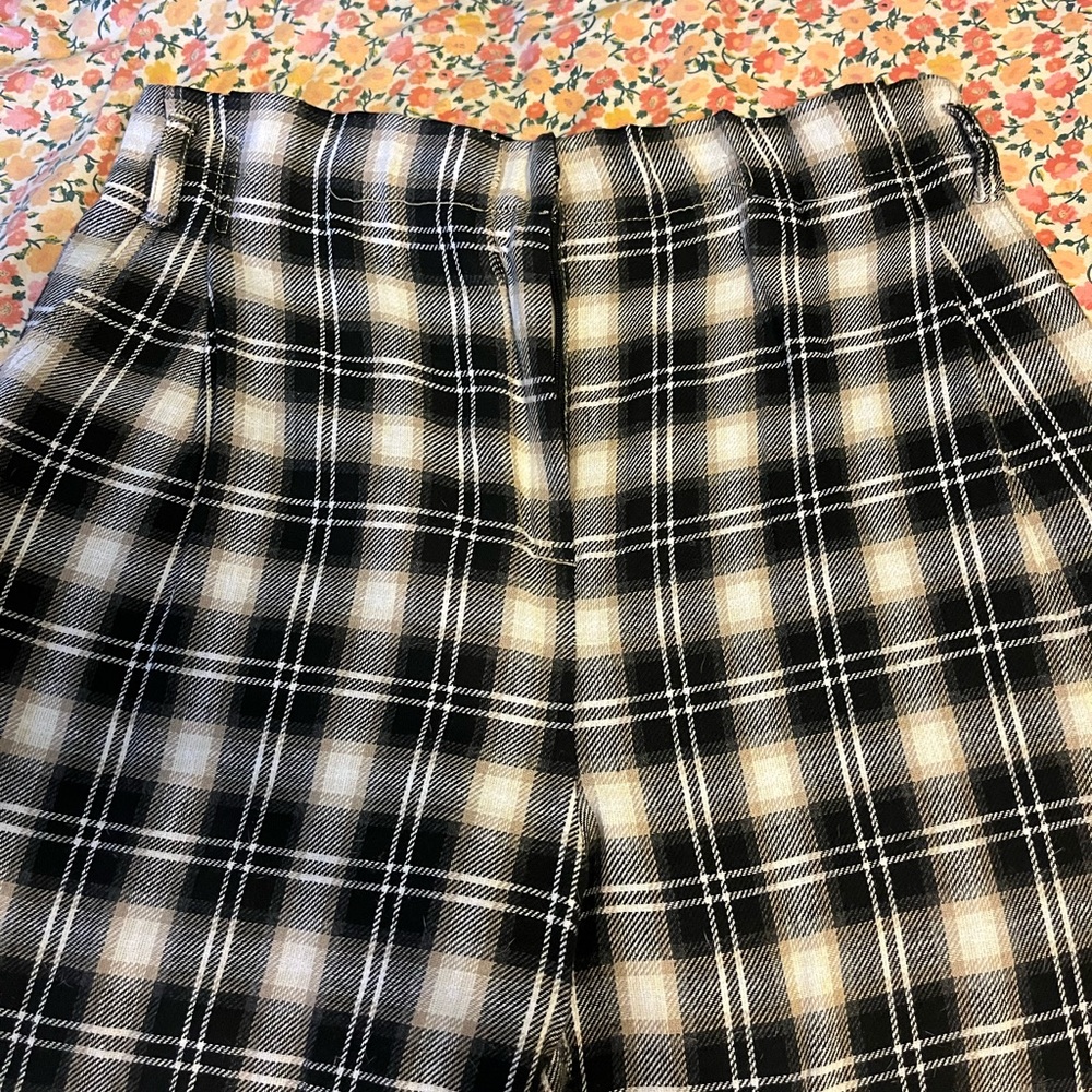 Zara plaid high waisted joggers. Still available!